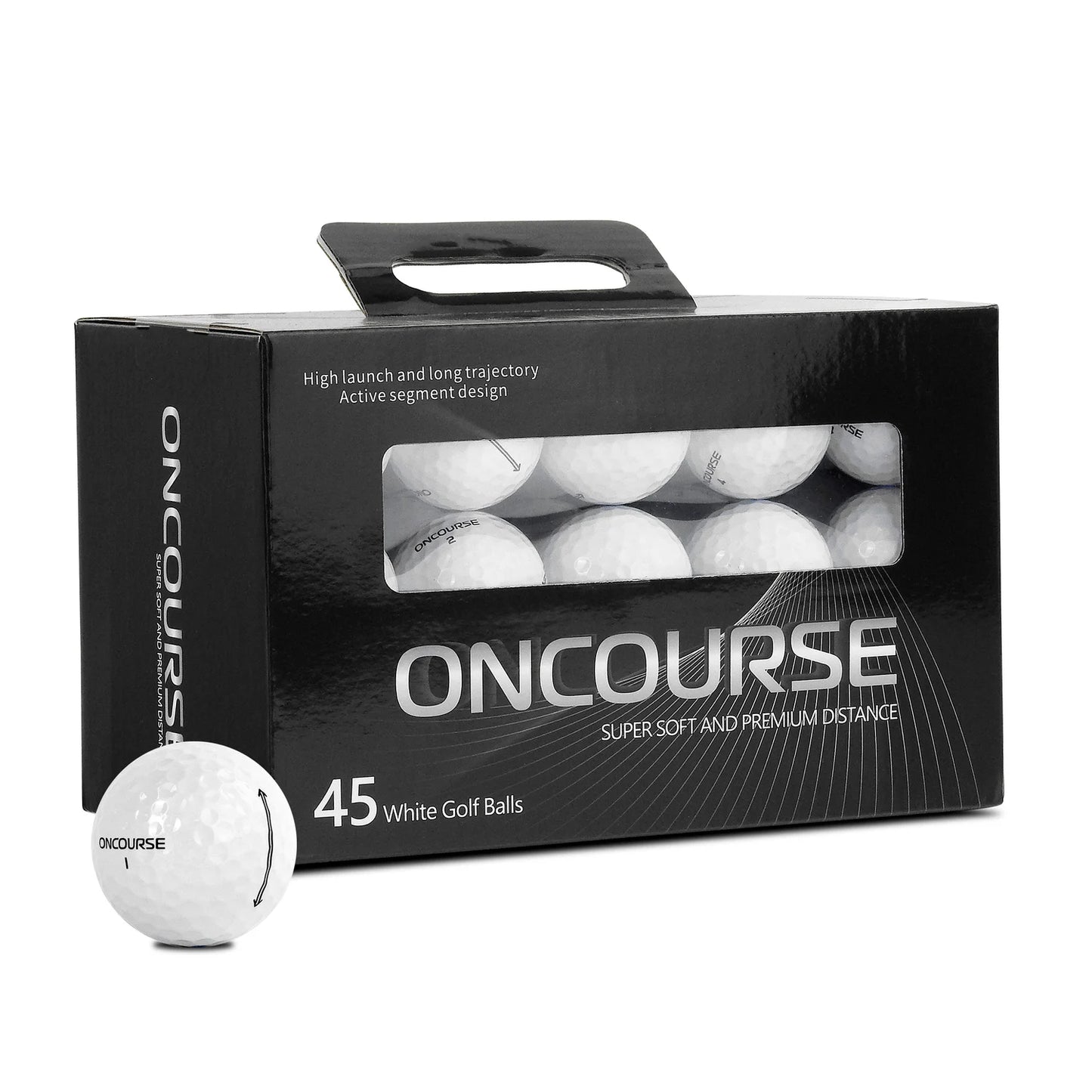 OnCourse White Golf Ball 45-pack