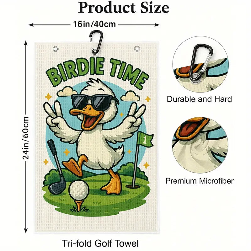 Golfhandduk Birdie Time