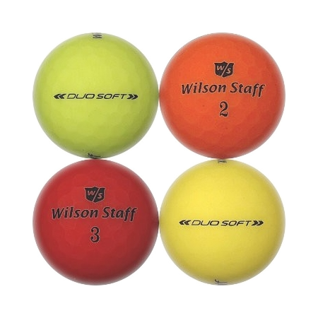 Matta bollar färgade.