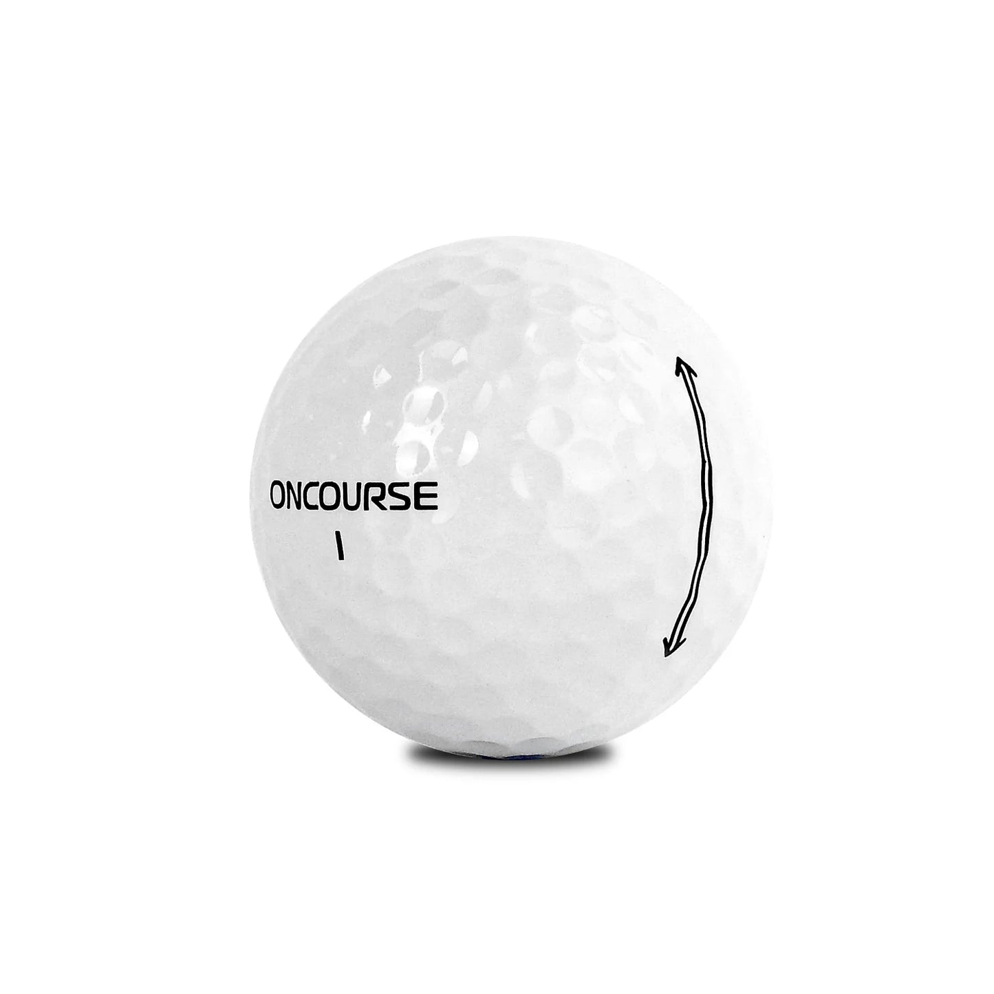OnCourse White Golf Ball 45-pack