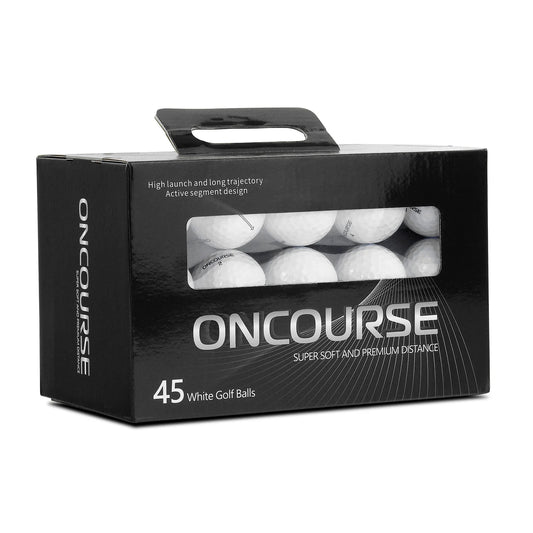 OnCourse White Golf Ball 45-pack