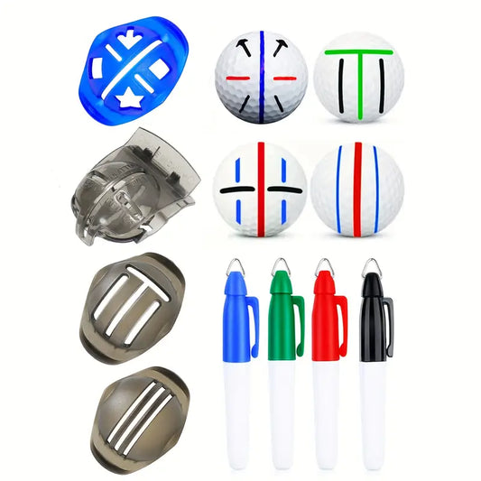 Bollmarkeringskit Svart/Röd/Grön/Blå